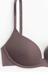 Soft-Cup Microfiber Push-Up Bra