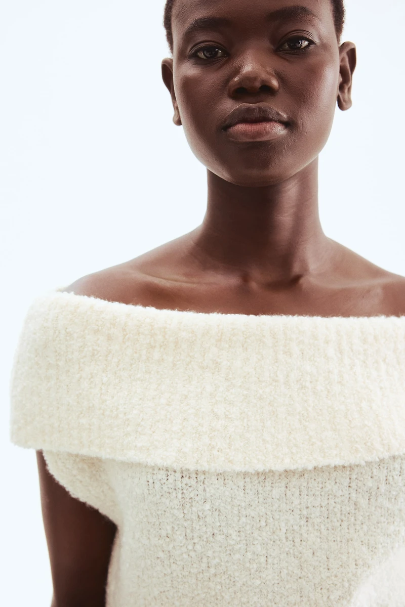 Knit Off-the-Shoulder Top