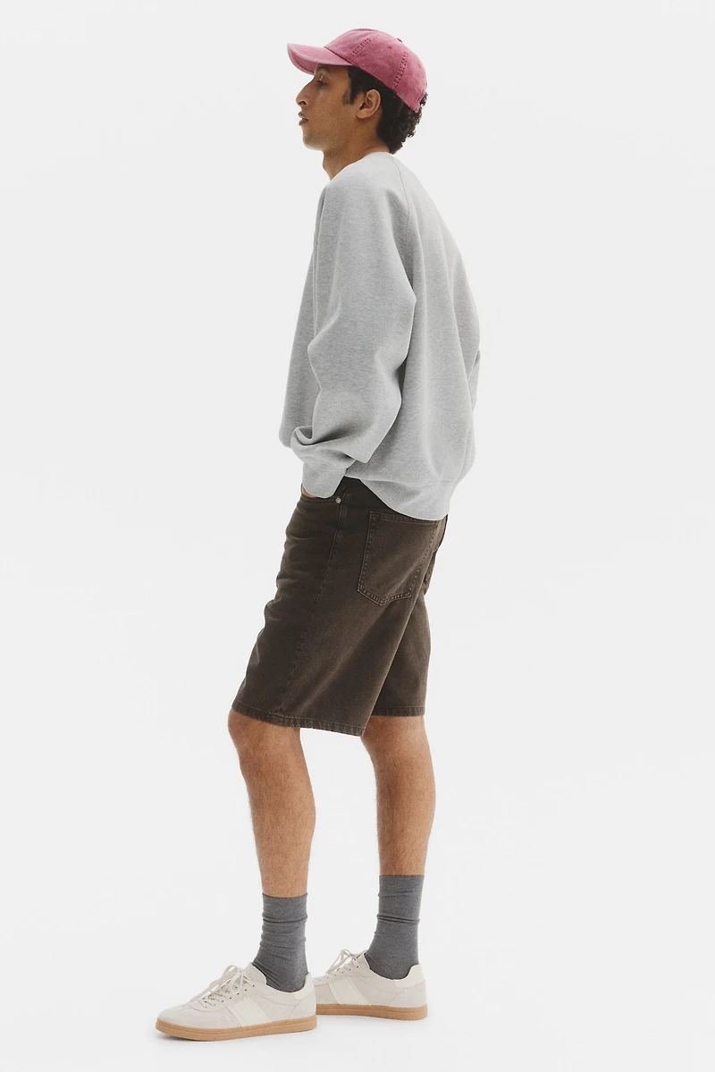 Relaxed-Fit Denim Shorts