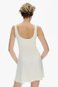 Sleeveless Microfiber Dress