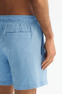 Seersucker Swim Shorts