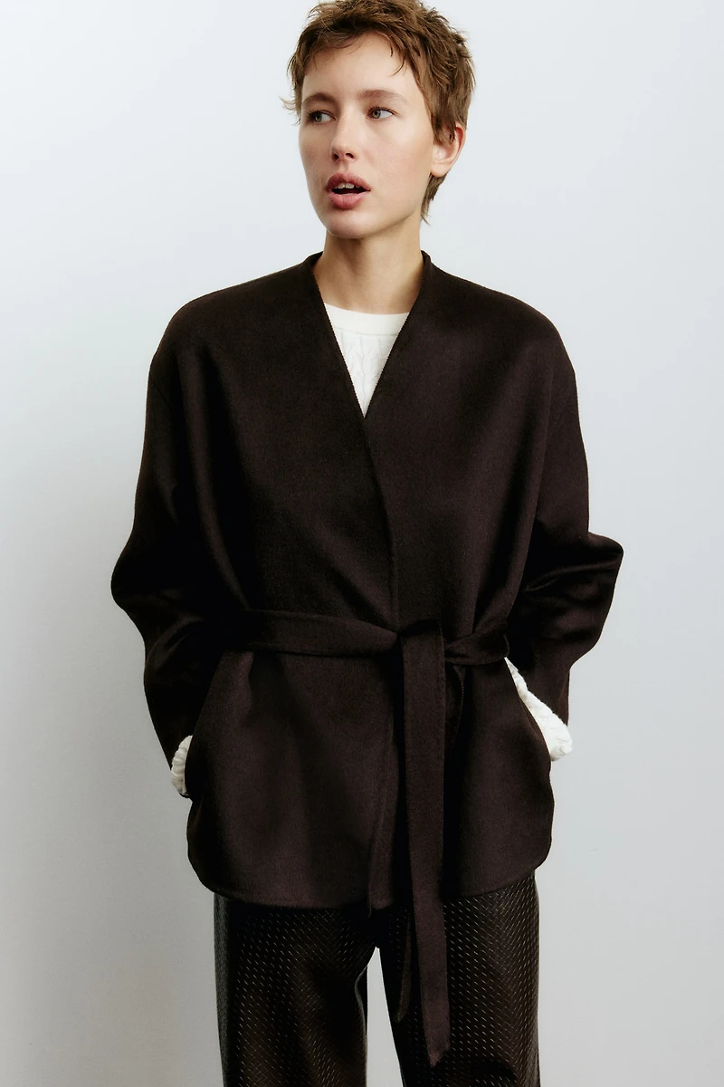 Handmade Wool-Blend Coat