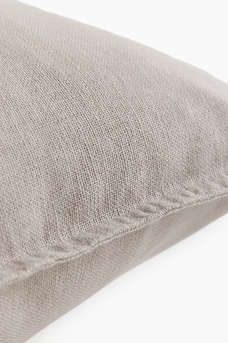 Linen-blend Cushion Cover