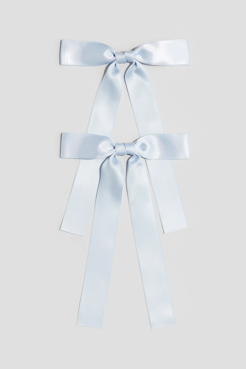 2-Pack Bow Hair Clips