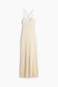 Crochet-Look Maxi Dress
