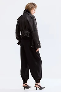 Pleated Balloon Pants