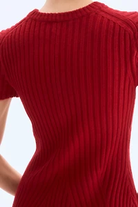 Rib-Knit Dress