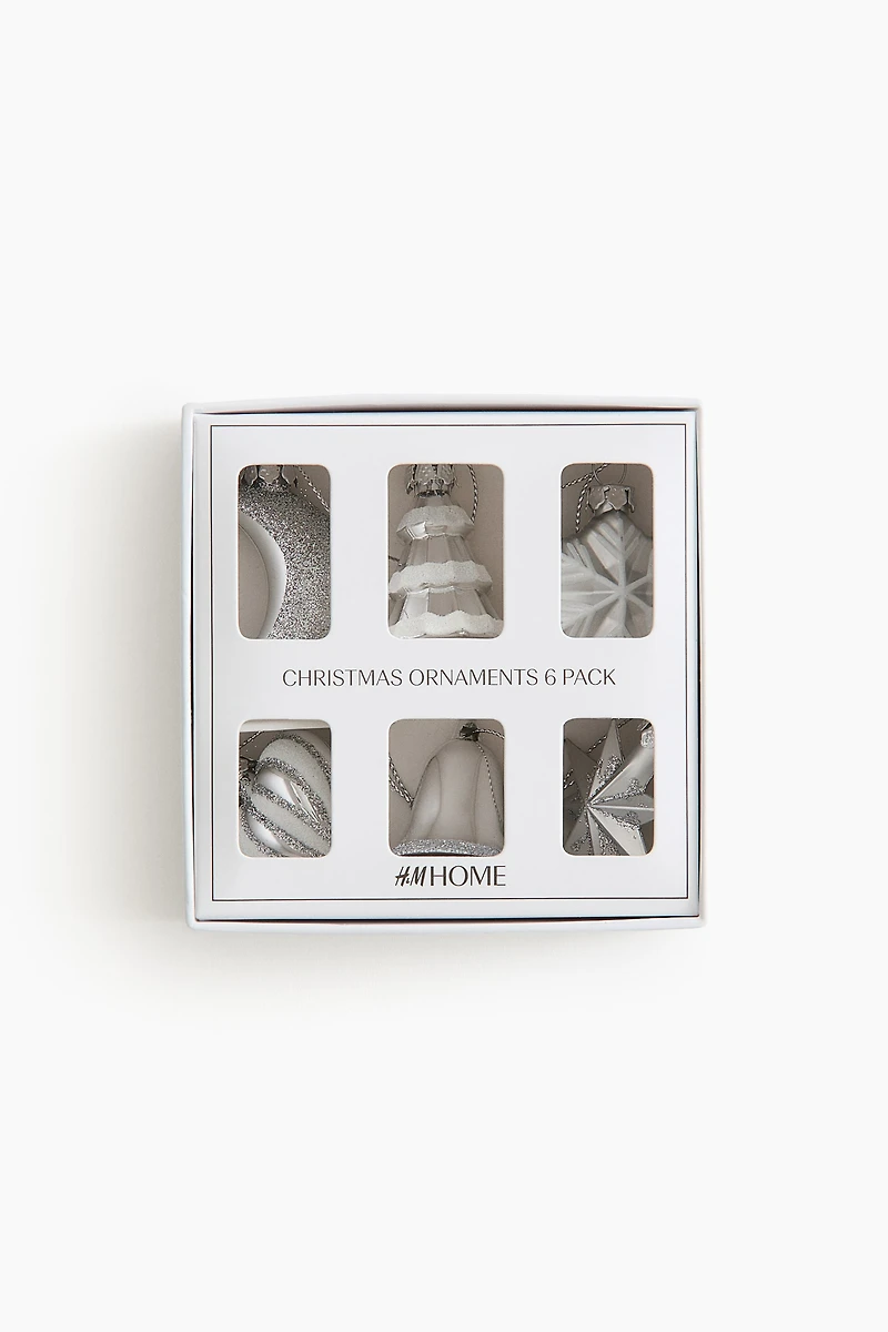 6-pack Christmas Ornaments