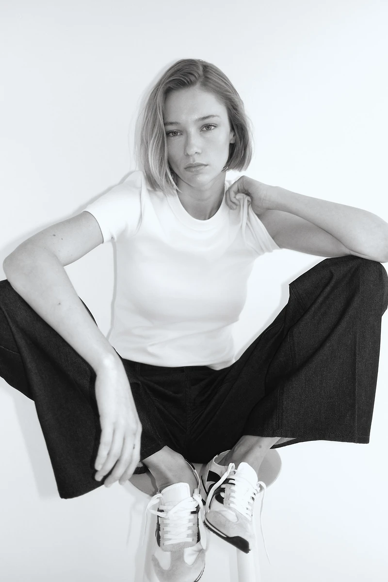 T-shirt ajusté en coton