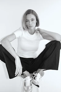 T-shirt ajusté en coton