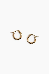 Waterproof Stainless Steel Hoop Earrings