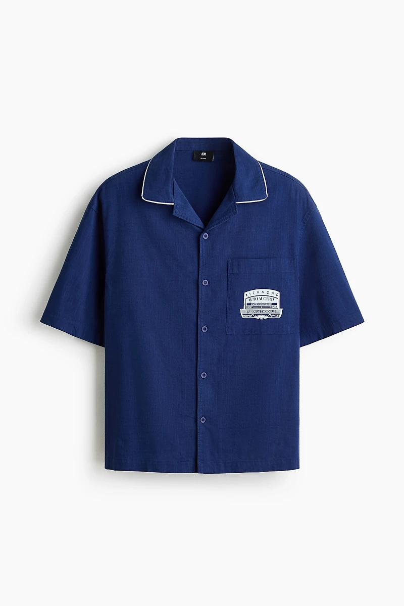 Chemise imprimée décontractée