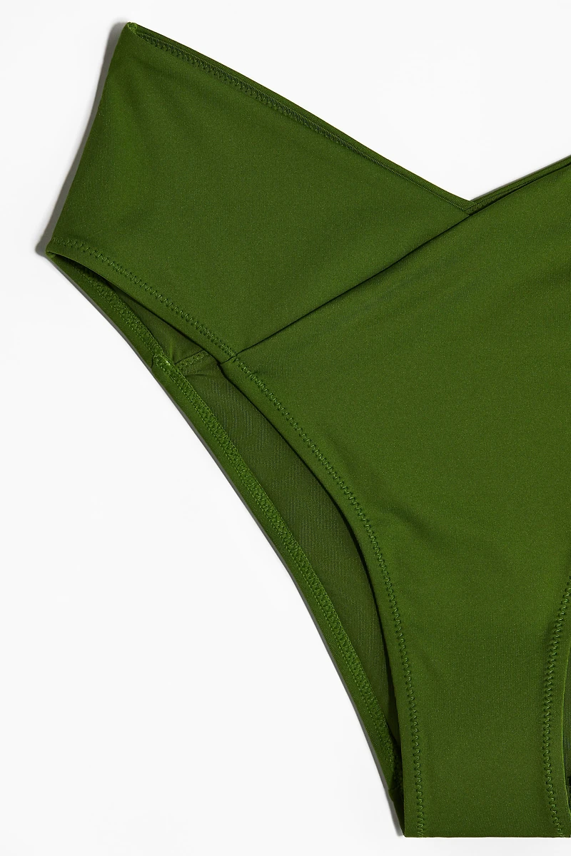 High Rise Cheeky Bikini Bottoms