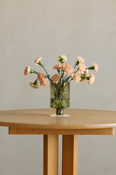 Vase en verre teinté