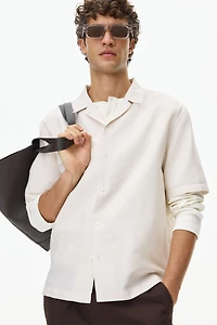 Relaxed-Fit Linen-Blend Resort Shirt