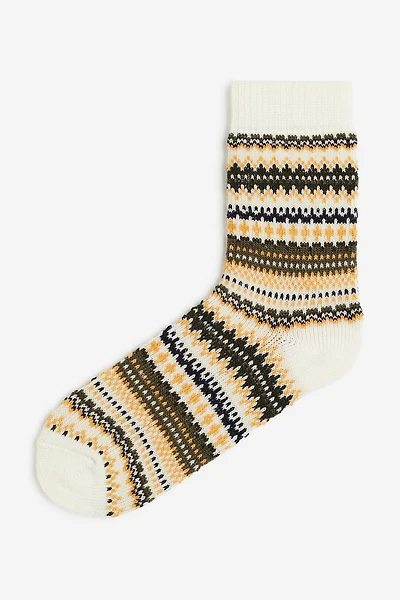 Chaussettes en laine mélangée