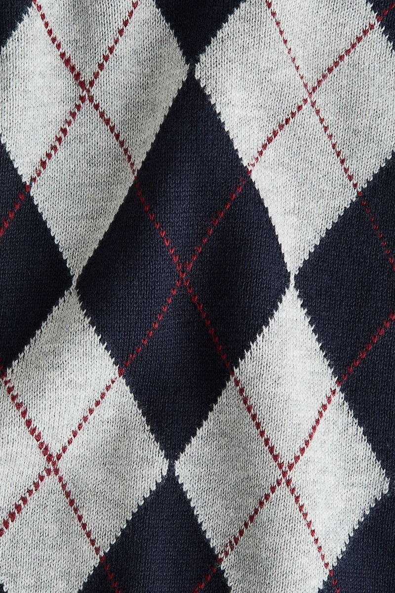 2-Piece Shirt and Sweater Vest Set