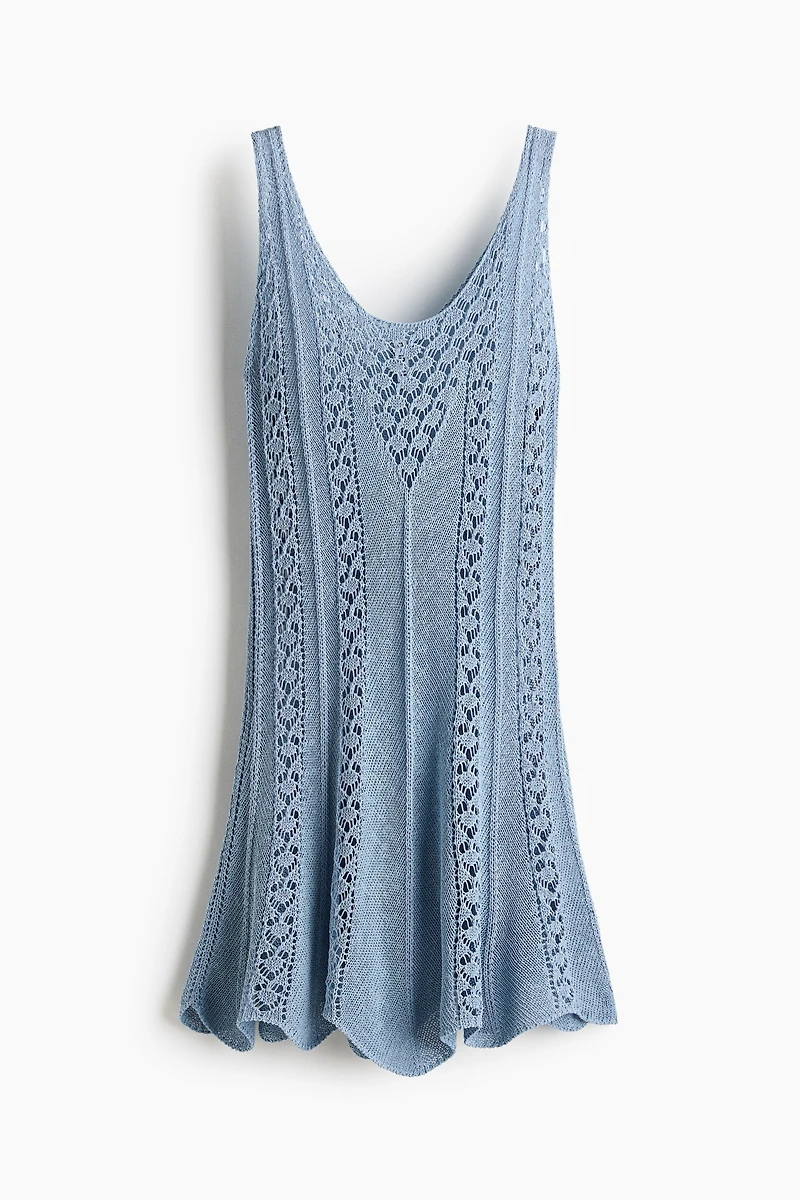 Crochet-Look Dress