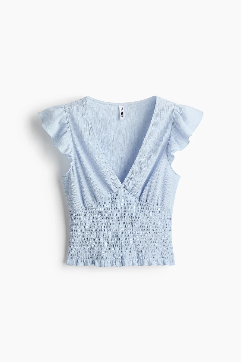 Textured Jersey Top