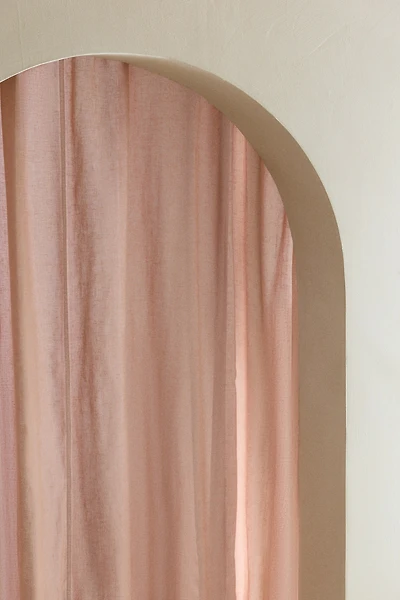 2-Pack Long Linen-Blend Curtain Panels