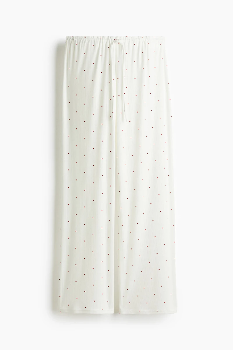 Pantalon de pyjama en pointelle