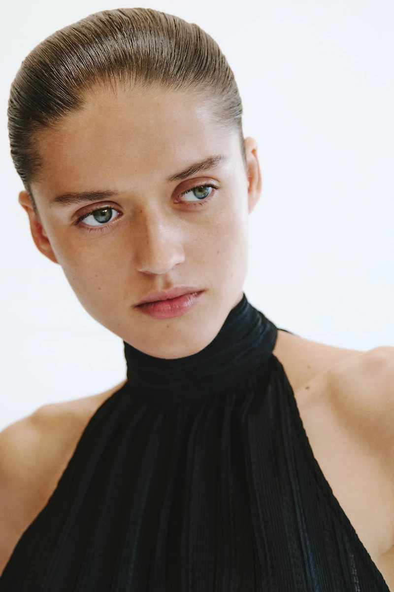 Textured Jersey Top