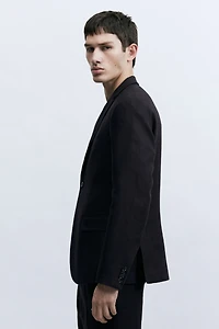 Slim-Fit Linen Jacket