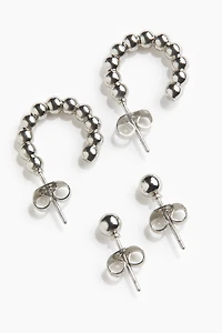 2 Pairs Earrings
