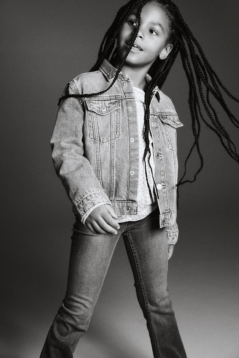 Superstretch Flared Leg Jeans