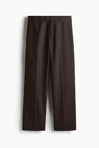 Pantalon habillé décontracté en lin mélangé