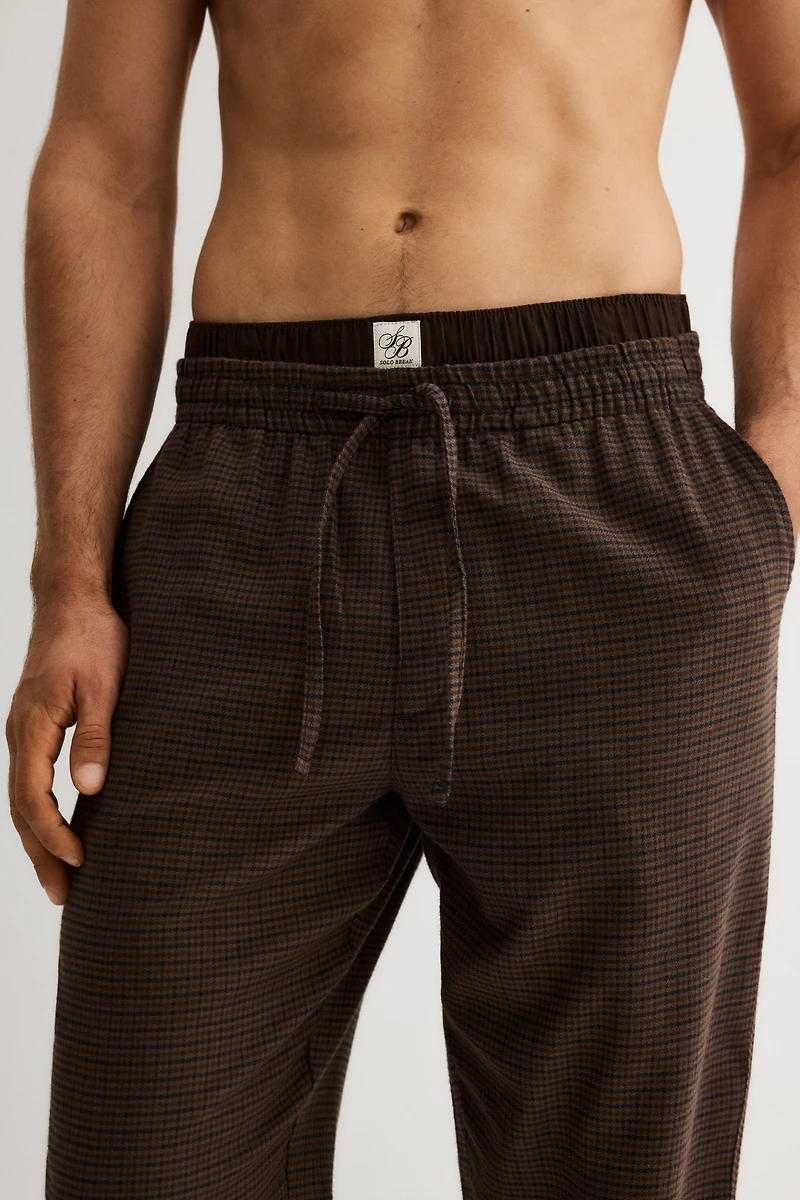 Relaxed-Fit Flannel Pants