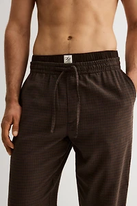 Relaxed-Fit Flannel Pants