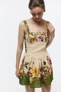 Dress with Flared Skirt