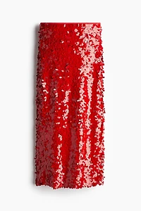 Sequined Midi Skirt