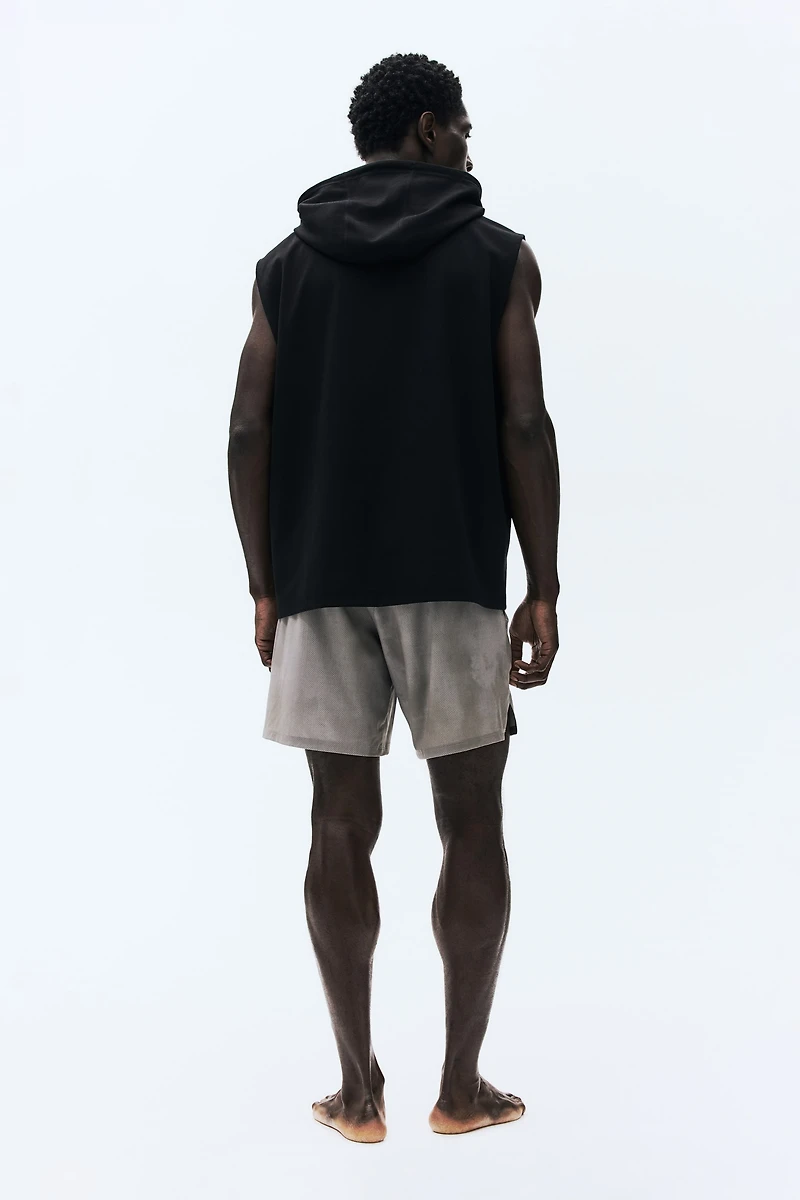 Regular-Fit Sleeveless Sports Hoodie with DryMove™