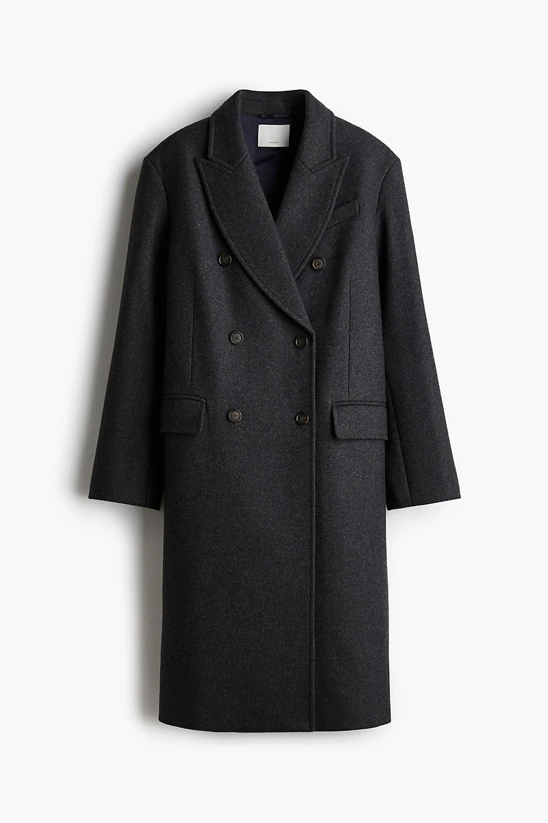 Wool-Blend Coat