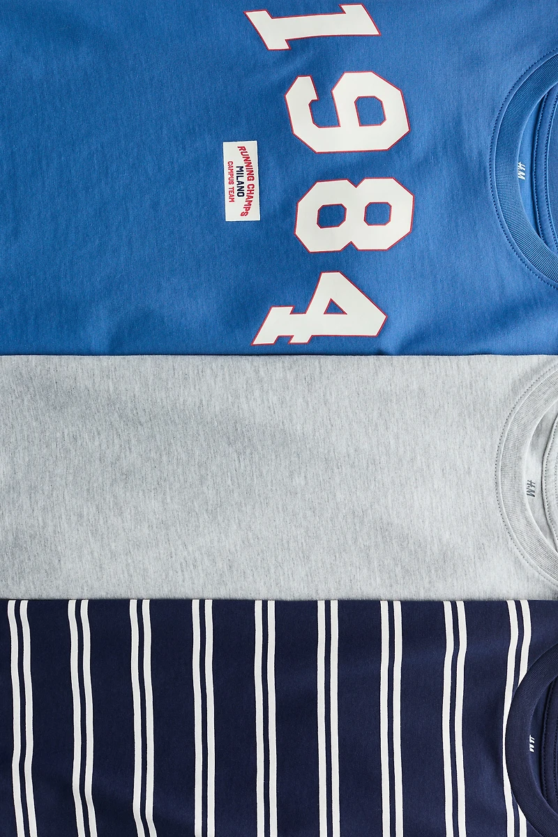 3-Pack Cotton T-Shirts