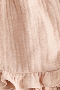 Short en mousseline de coton