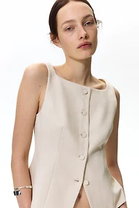 Gilet sans manches ajusté