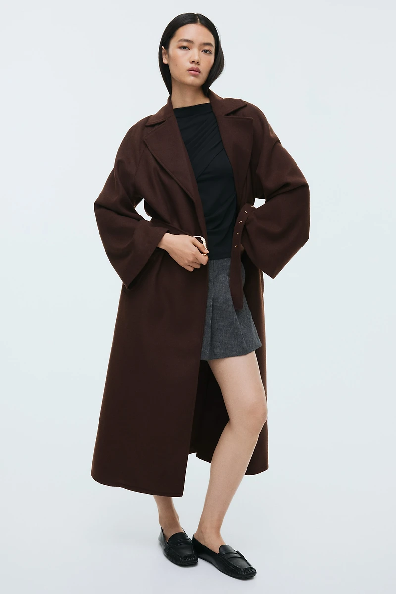 Belted Maxi Coat