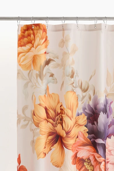 Patterned Taffeta Shower Curtain