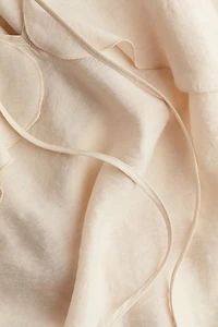 Robe à volant en modal mélangé