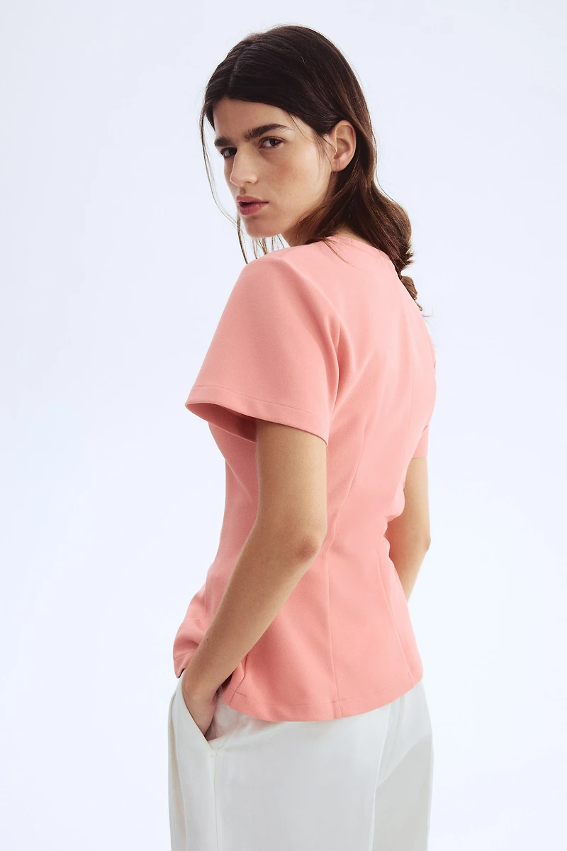 Defined-Waist Top