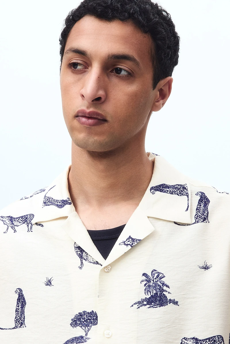 Relaxed-Fit Printed Resort Shirt
