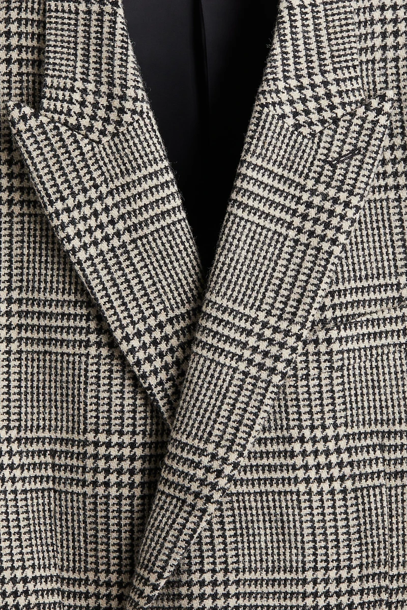 Veste décontractée en laine mélangée