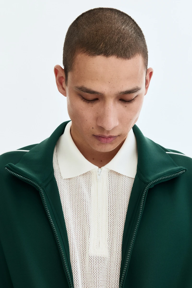 Relaxed-Fit Scuba Track Jacket