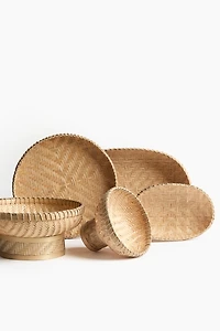 Oval Bamboo Basket