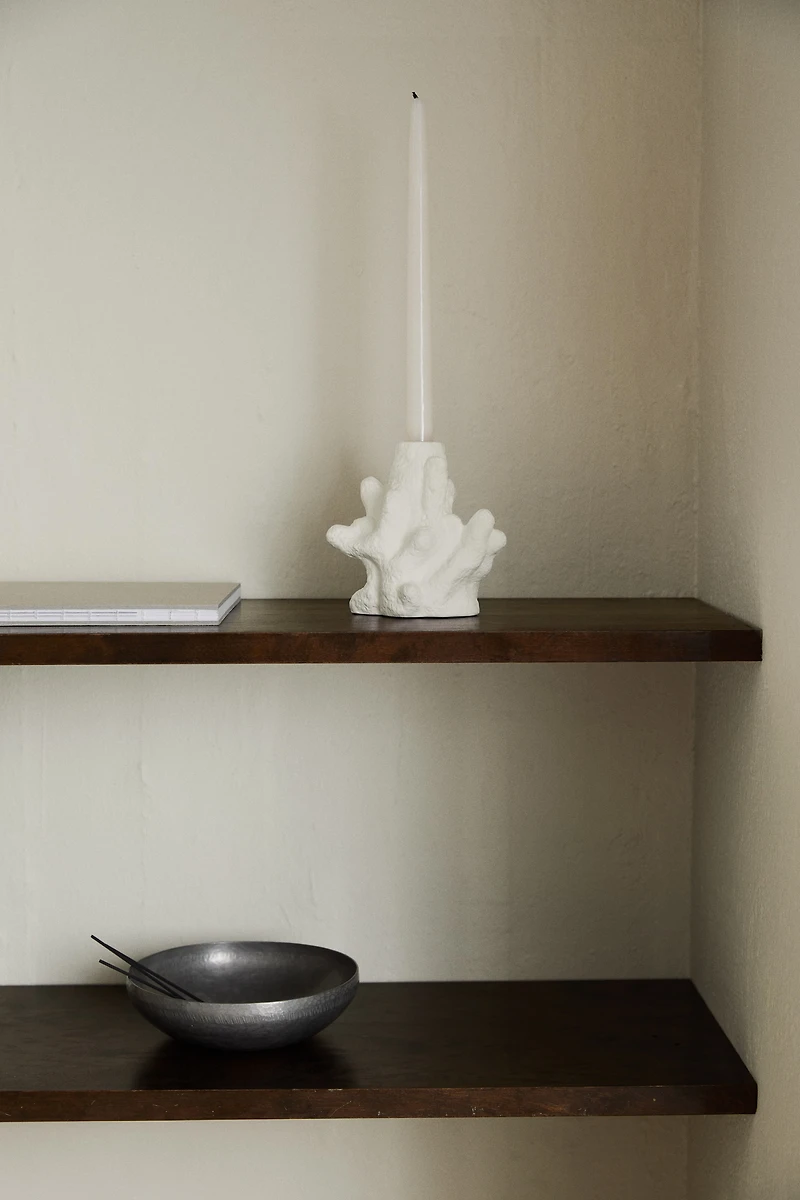 Stoneware Candleholder
