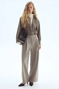 Wide-Leg Dress Pants