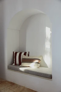 Housse de coussin à motif